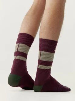 Born Living Yoga Eume Socks Dark Cherry><noscript><img width=