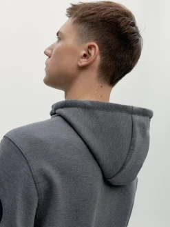 Born Living Yoga Hoodie Marion Grey Melange><noscript><img width=