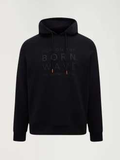 Born Living Yoga Hoodie Waikato Black>Hombre Sudaderas
