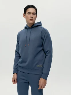 Born Living Yoga Hoody Lomond Lite Stormy Grey>Hombre Sudaderas