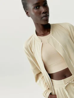 Born Living Yoga Jacket Leila Beige>Mujer Chaquetas · Abrigos|Sudaderas