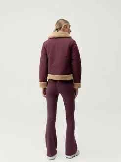 Born Living Yoga Jacket Umiko Dark Cherry/Camel><noscript><img width=