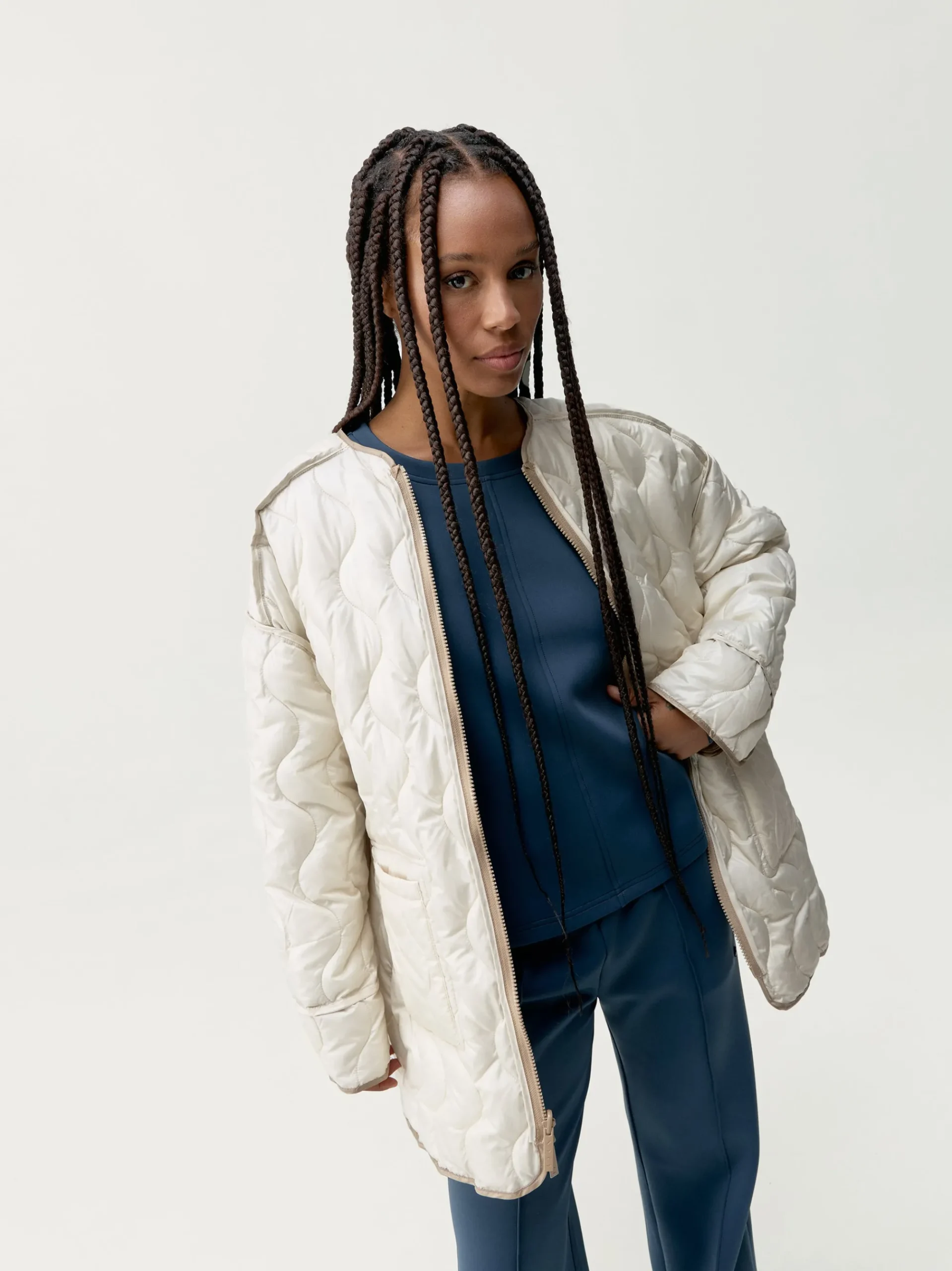 Born Living Yoga Jacket Yasu Stick/Winter Ecru>Mujer Chaquetas · Abrigos