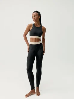 Born Living Yoga Legging Fiorella Black/Stone>Mujer Leggings