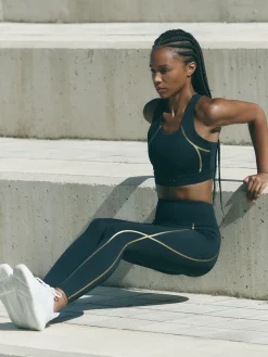 Born Living Yoga Legging Gold Black>Mujer Leggings
