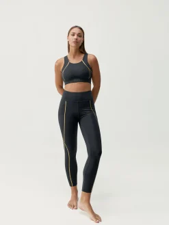 Born Living Yoga Legging Gold Black>Mujer Leggings