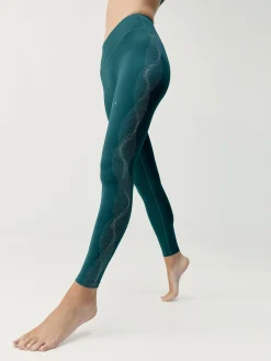 Born Living Yoga Legging Kishi Deep Green>Mujer Leggings