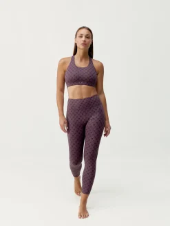 Born Living Yoga Legging Monogram Dark Cherry><noscript><img width=