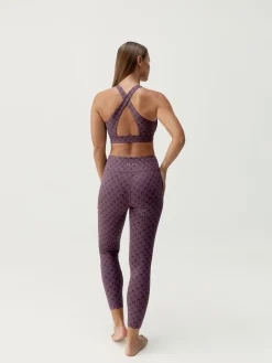 Born Living Yoga Legging Monogram Dark Cherry><noscript><img width=