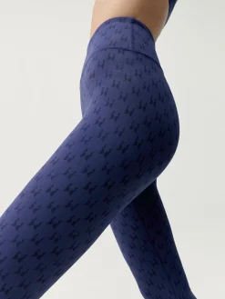 Born Living Yoga Legging Monogram Next Blue>Mujer Leggings