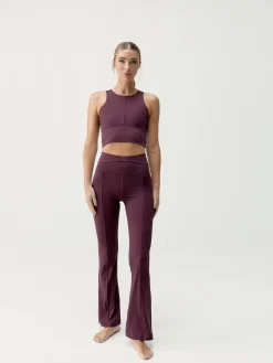Born Living Yoga Legging Saori Dark Cherry><noscript><img width=