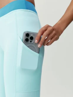 Born Living Yoga Legging Xenia Wave/Celadon Blue>Mujer Leggings