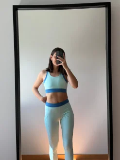 Born Living Yoga Legging Xenia Wave/Celadon Blue><noscript><img width=