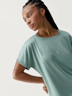 Born Living Yoga Shirt Azami Icerberg Green>Mujer Camisetas