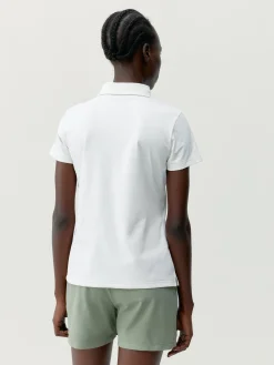 Born Living Yoga Shirt Polo Open White Chalk>Mujer Camisetas