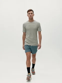 Born Living Yoga Short Malaui Grey Green>Hombre Pantalones Cortos