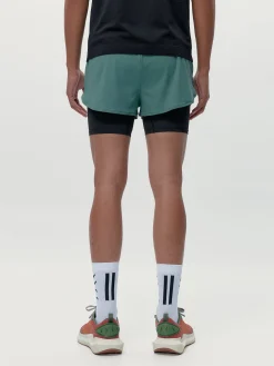 Born Living Yoga Short Ontario Asparagus/Black>Hombre Pantalones Cortos