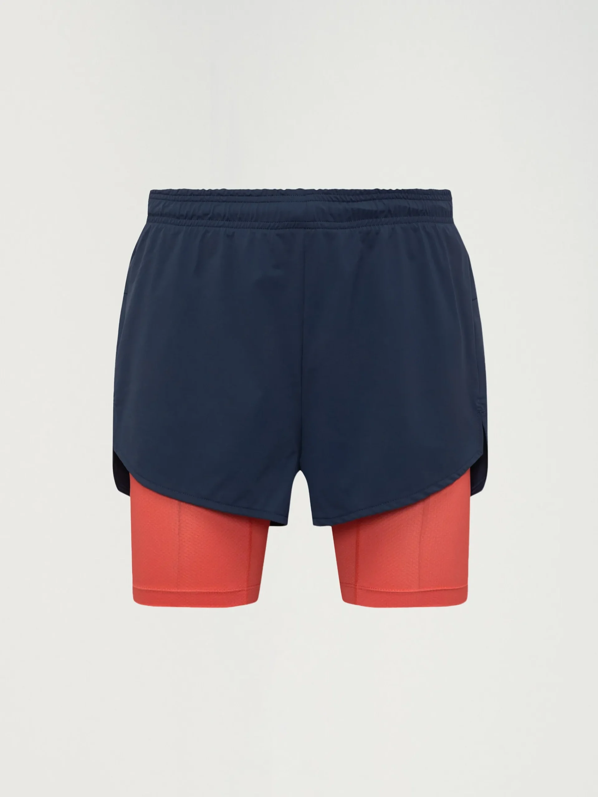 Born Living Yoga Short Ontario Sea Blue/Coral Bright>Hombre Pantalones Cortos