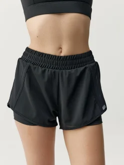Born Living Yoga Short Padma Black>Mujer Shorts · Faldas