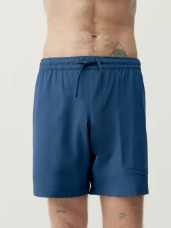 Born Living Yoga Short Rhein Sea Blue>Hombre Pantalones Cortos