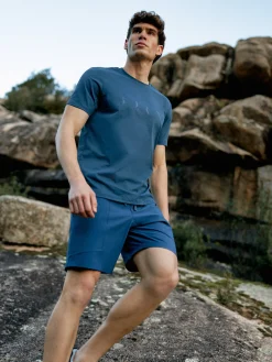 Born Living Yoga Short Rhein Sea Blue><noscript><img width=
