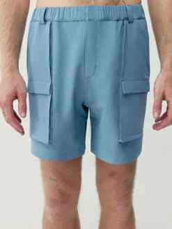 Born Living Yoga Short Tambo Citadel Blue>Hombre Pantalones Cortos