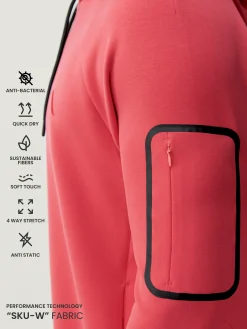 Born Living Yoga Sweatshirt Amur Coral Bright><noscript><img width=