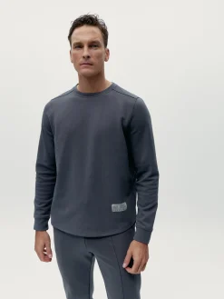 Born Living Yoga Sweatshirt Erie Grey Melange>Hombre Sudaderas