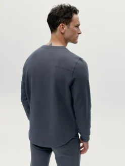 Born Living Yoga Sweatshirt Erie Grey Melange>Hombre Sudaderas