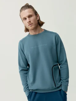 Born Living Yoga Sweatshirt Yangtse Grey Green>Hombre Sudaderas