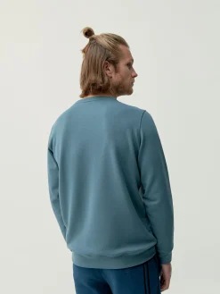 Born Living Yoga Sweatshirt Yangtse Grey Green>Hombre Sudaderas