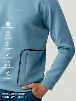 Born Living Yoga Sweatshirt Yangtse Citadel Blue><noscript><img width=