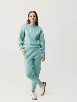 Born Living Yoga Sweatshirts Agda Jade Grey/Off White><noscript><img width=