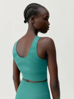 Born Living Yoga Top Alana Biscay Green>Mujer Sujetadores Deportivos