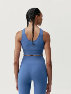 Born Living Yoga Top Alana Future Blue>Mujer Sujetadores Deportivos