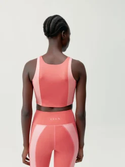 Born Living Yoga Top Bindi Sunset Coral/Strawberry Ice>Mujer Sujetadores Deportivos