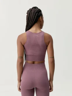 Born Living Yoga Top Crop Nawal Deep Rose>Mujer Sujetadores Deportivos