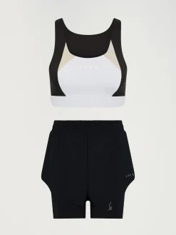 Born Living Yoga Top Darana Black/White/Beige><noscript><img width=