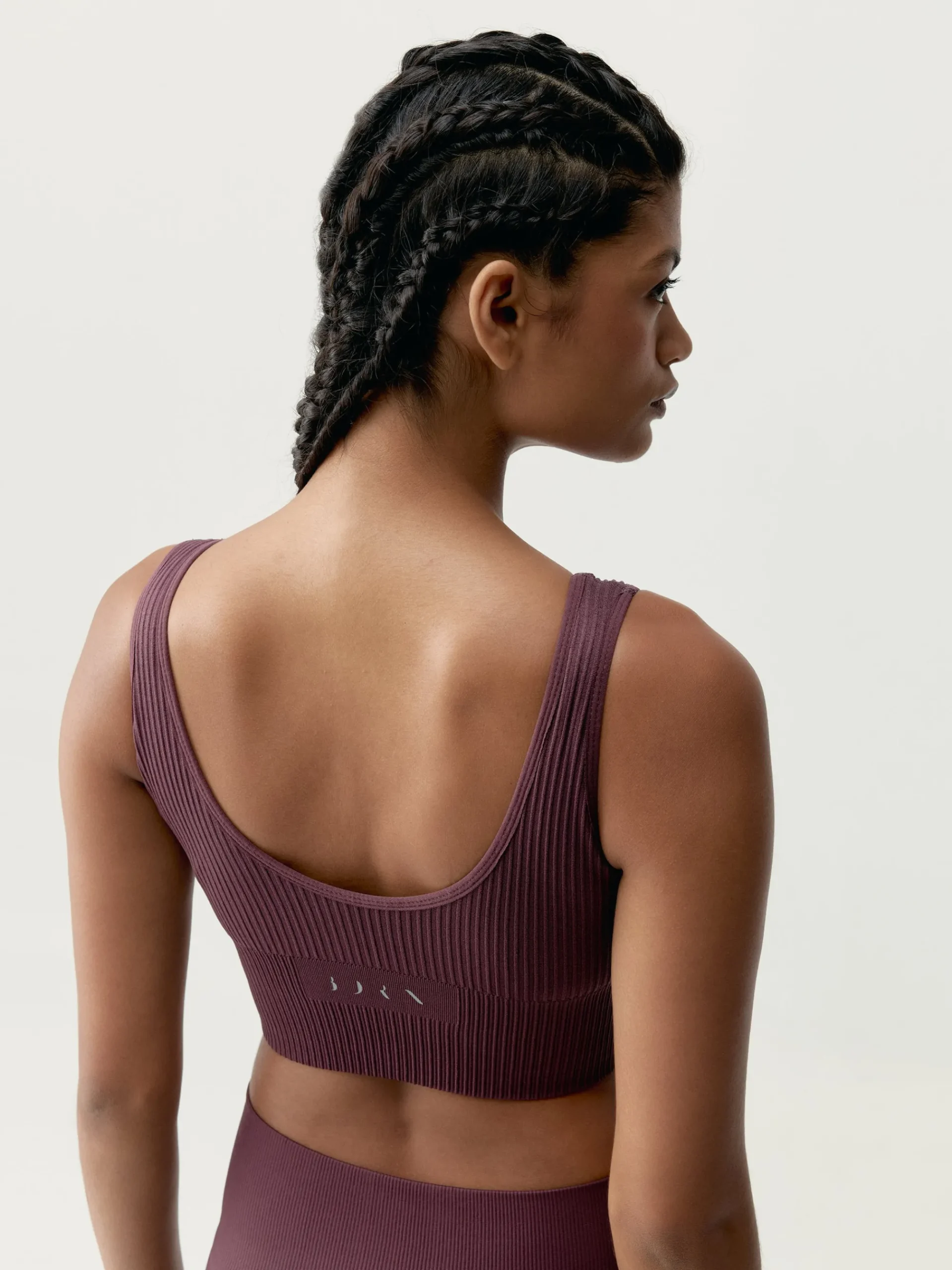 Born Living Yoga Top Flow Dark Cherry>Mujer Sujetadores Deportivos