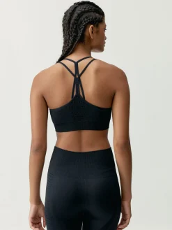 Born Living Yoga Top Hatha Black>Mujer Sujetadores Deportivos