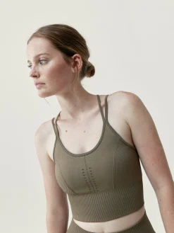 Born Living Yoga Top India Walnut>Mujer Sujetadores Deportivos