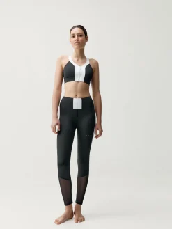 Born Living Yoga Top Matsya Black/Off White>Mujer Sujetadores Deportivos