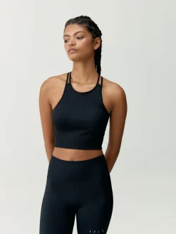 Born Living Yoga Top Naia Black>Mujer Sujetadores Deportivos