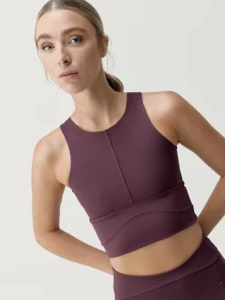 Born Living Yoga Top Saori Dark Cherry>Mujer Sujetadores Deportivos