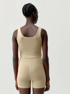 Born Living Yoga Top Sayani Beige>Mujer Sujetadores Deportivos