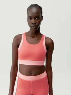 Born Living Yoga Top Xenia Strawberry Ice / Sunset Coral>Mujer Sujetadores Deportivos