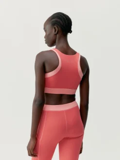 Born Living Yoga Top Xenia Strawberry Ice / Sunset Coral>Mujer Sujetadores Deportivos