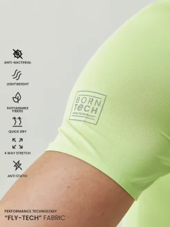 Born Living Yoga T-Shirt Chad Lime><noscript><img width=