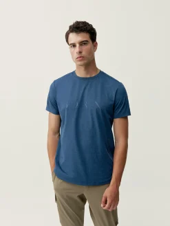 Born Living Yoga T-Shirt Melville Sea Blue>Hombre Camisetas · Polos