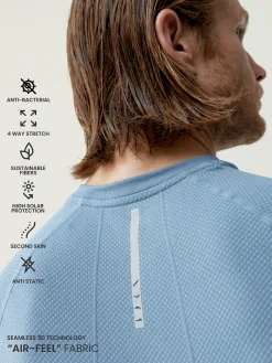Born Living Yoga T-Shirt Otawa Citadel Blue>Hombre Camisetas · Polos